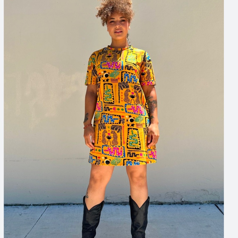 NOOWORKS desert disaster tee dress